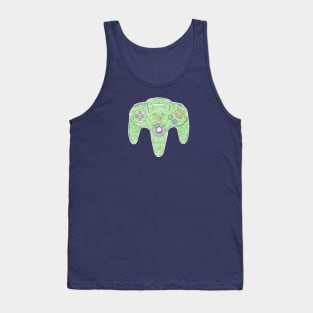 Gamepad SixtyFour - Green Tank Top